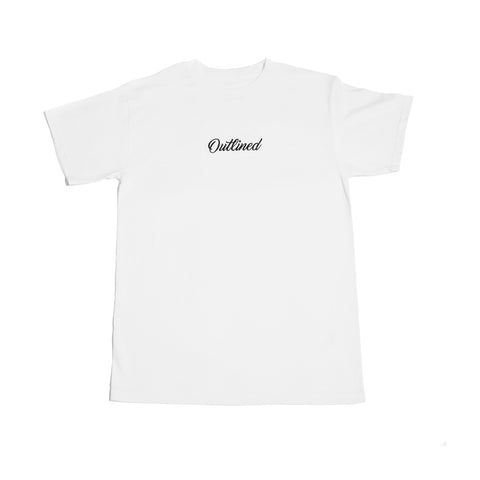 Outlined Tee "White"