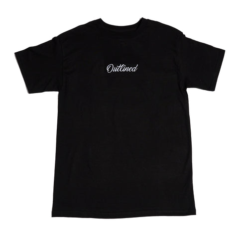 Outlined Tee "Black"