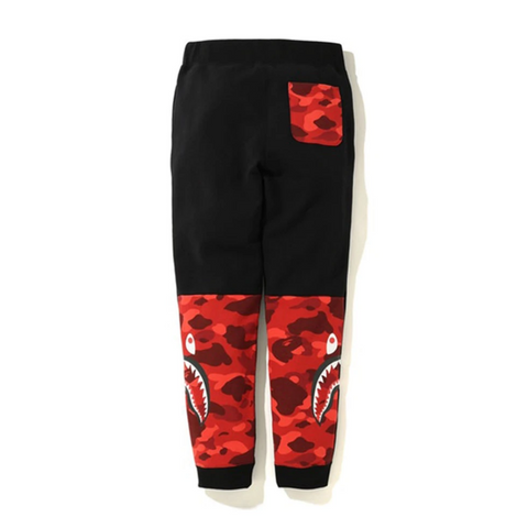 Bape Red Camo Side Shark Pants – Outlined