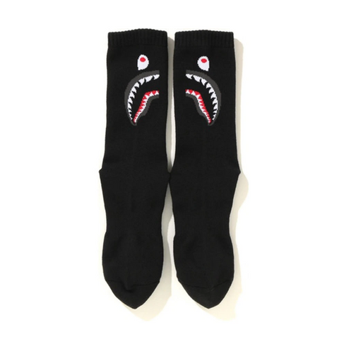 Bape Shark Socks Black